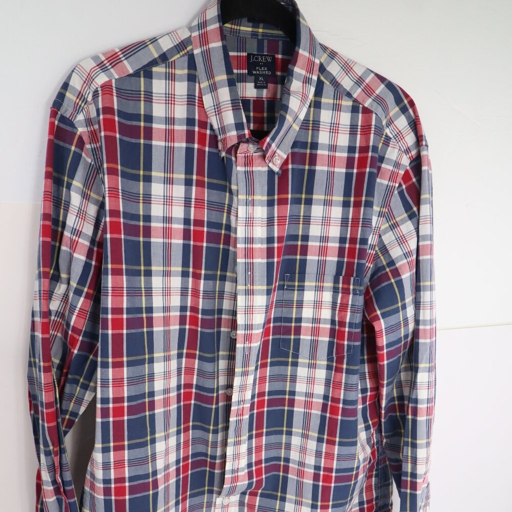 j crew men's  flex  washed. shirts size us XL